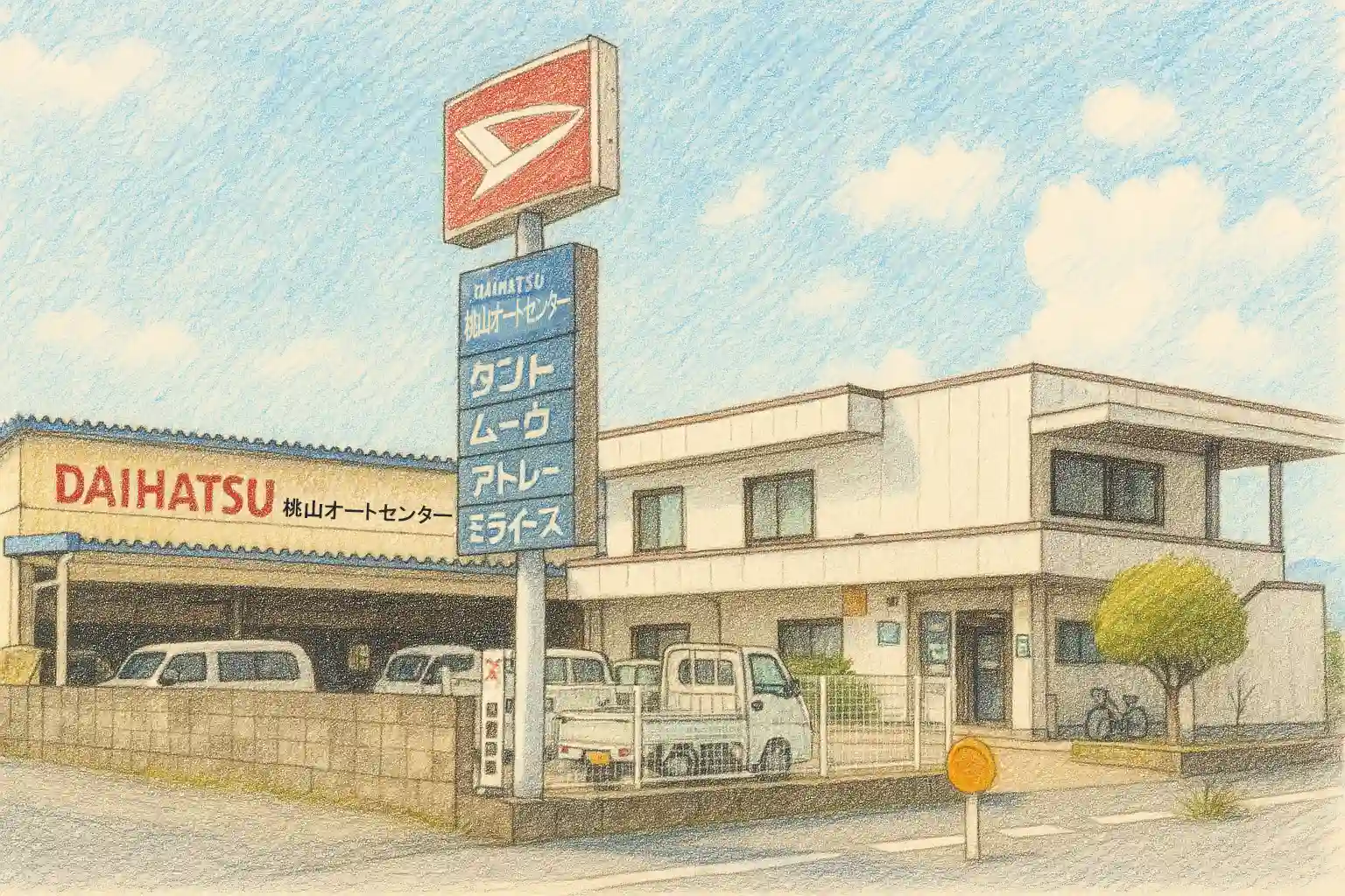 株式会社桃山オート社屋外観